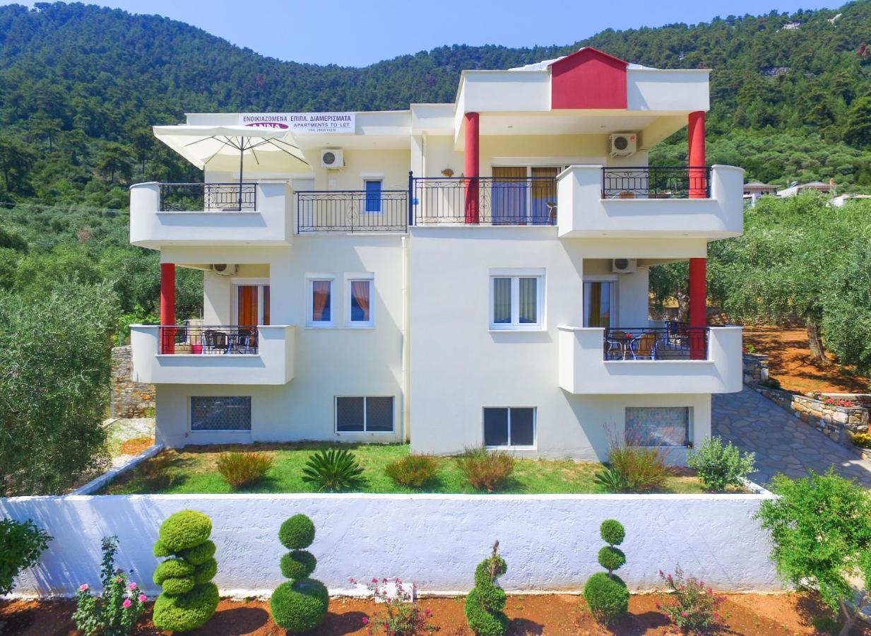 Anna Apartments Chrysi Ammoudia Luaran gambar