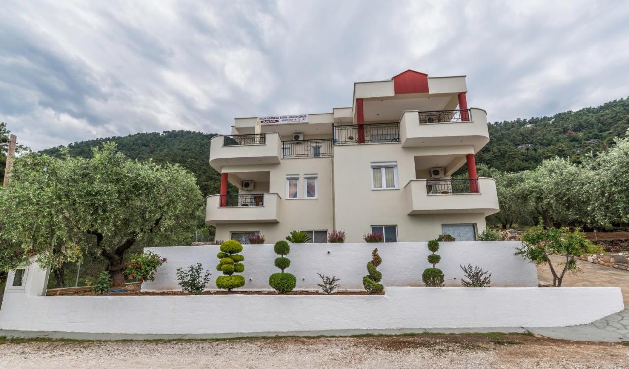 Anna Apartments Chrysi Ammoudia Luaran gambar