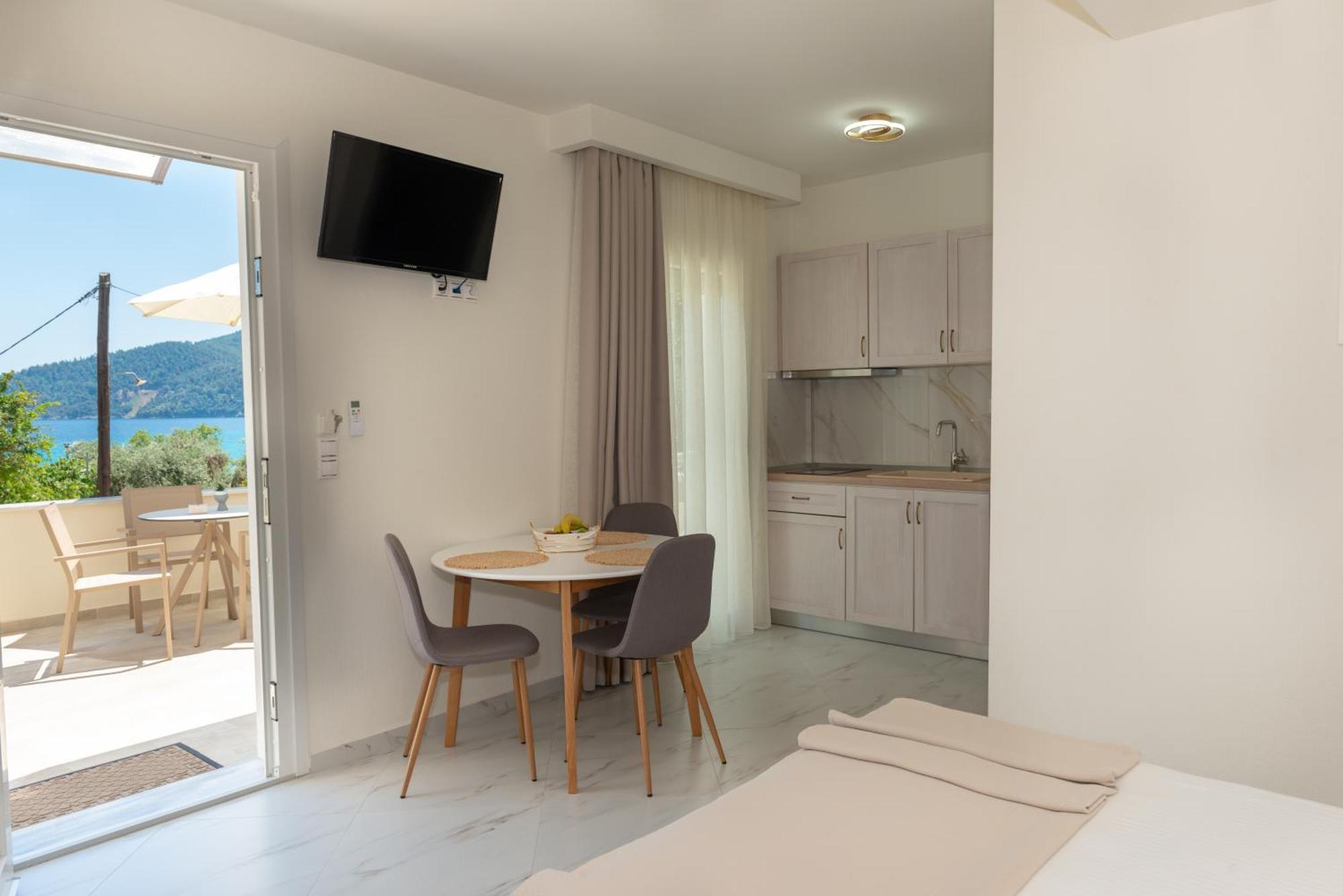 Anna Apartments Chrysi Ammoudia Luaran gambar